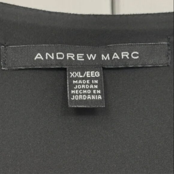 NWT Andrew Marc Soft Black Faux Suede Stretch Pull-On Legging Pants XXL - Picture 10 of 12